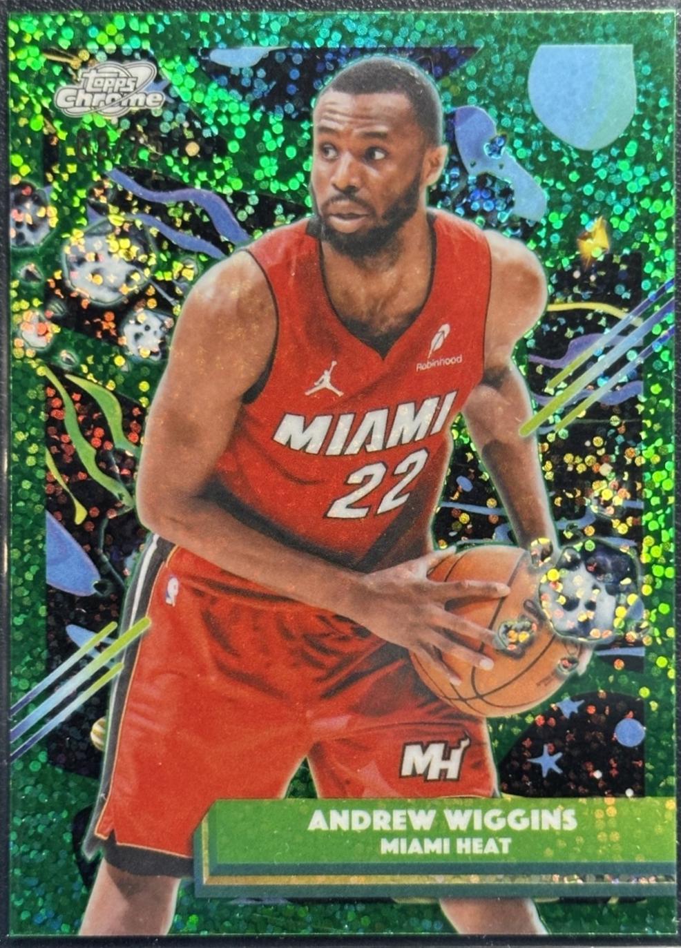 Andrew Wiggins [Green Space Dust Refractor] #117