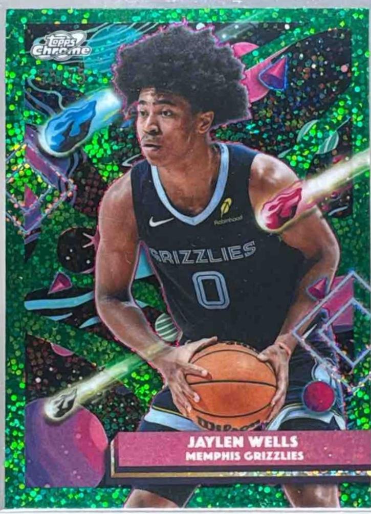 Jaylen Wells [Green Space Dust Refractor] #161
