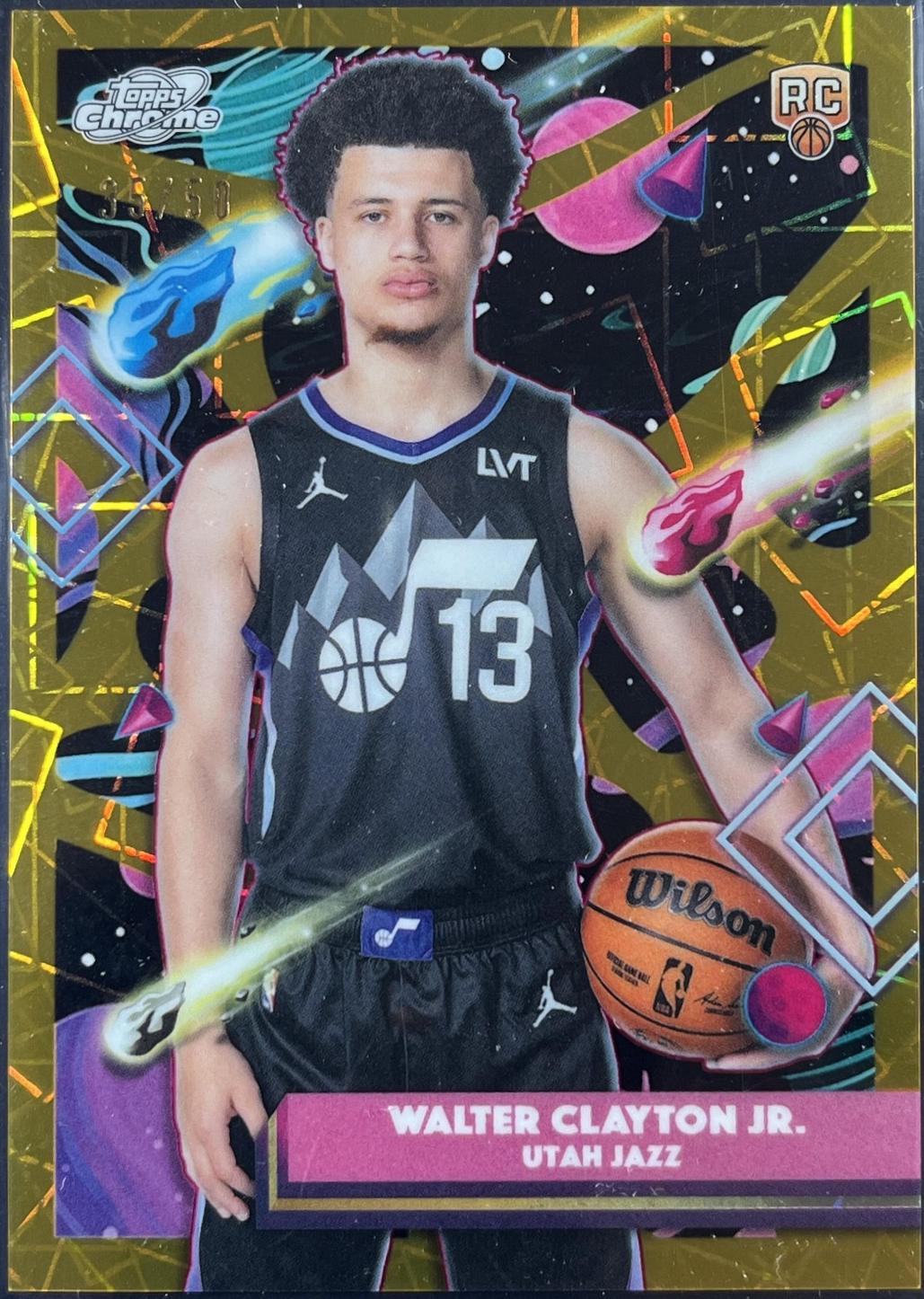 Walter Clayton Jr. [Gold Interstellar Refractor] #104