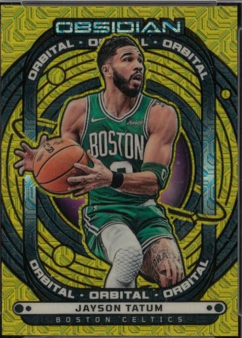 Jayson Tatum [Electric Etch Gold Flood] #12