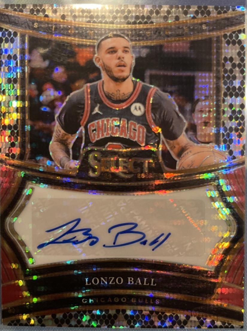Lonzo Ball [Black Snake Skin Pulsar Prizm FOTL] #2