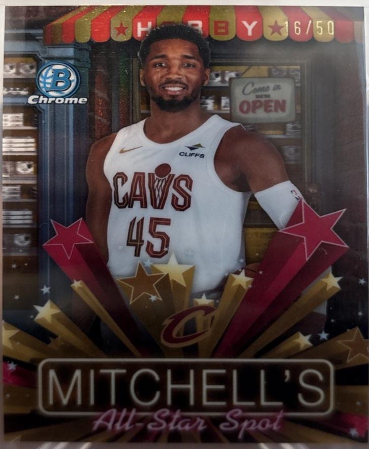 Donovan Mitchell [Gold Refractor] #HS-5
