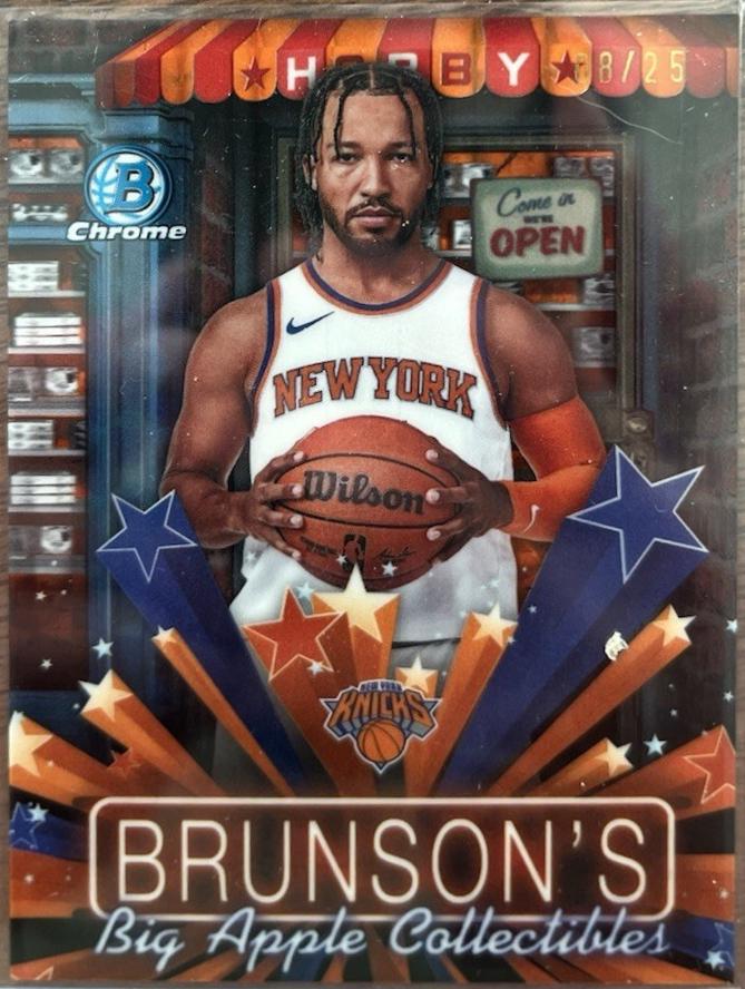 Jalen Brunson [Orange Refractor] #HS-11