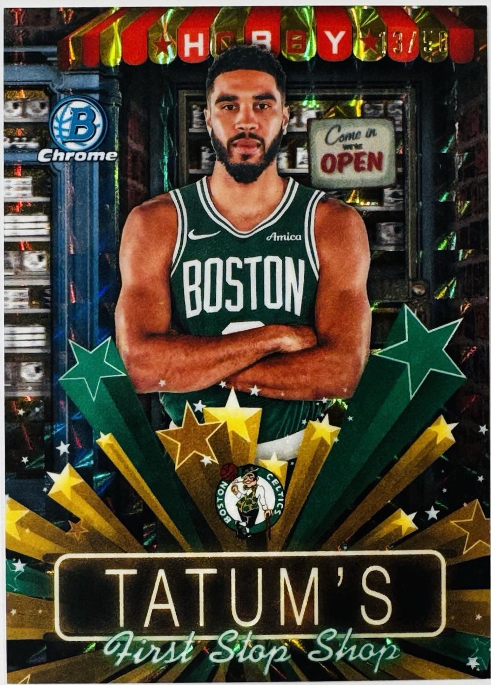 Jayson Tatum [Gold Refractor] #HS-10