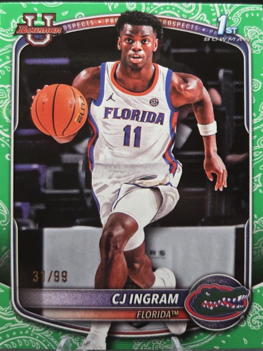 CJ Ingram [Green Border] #BPP-77