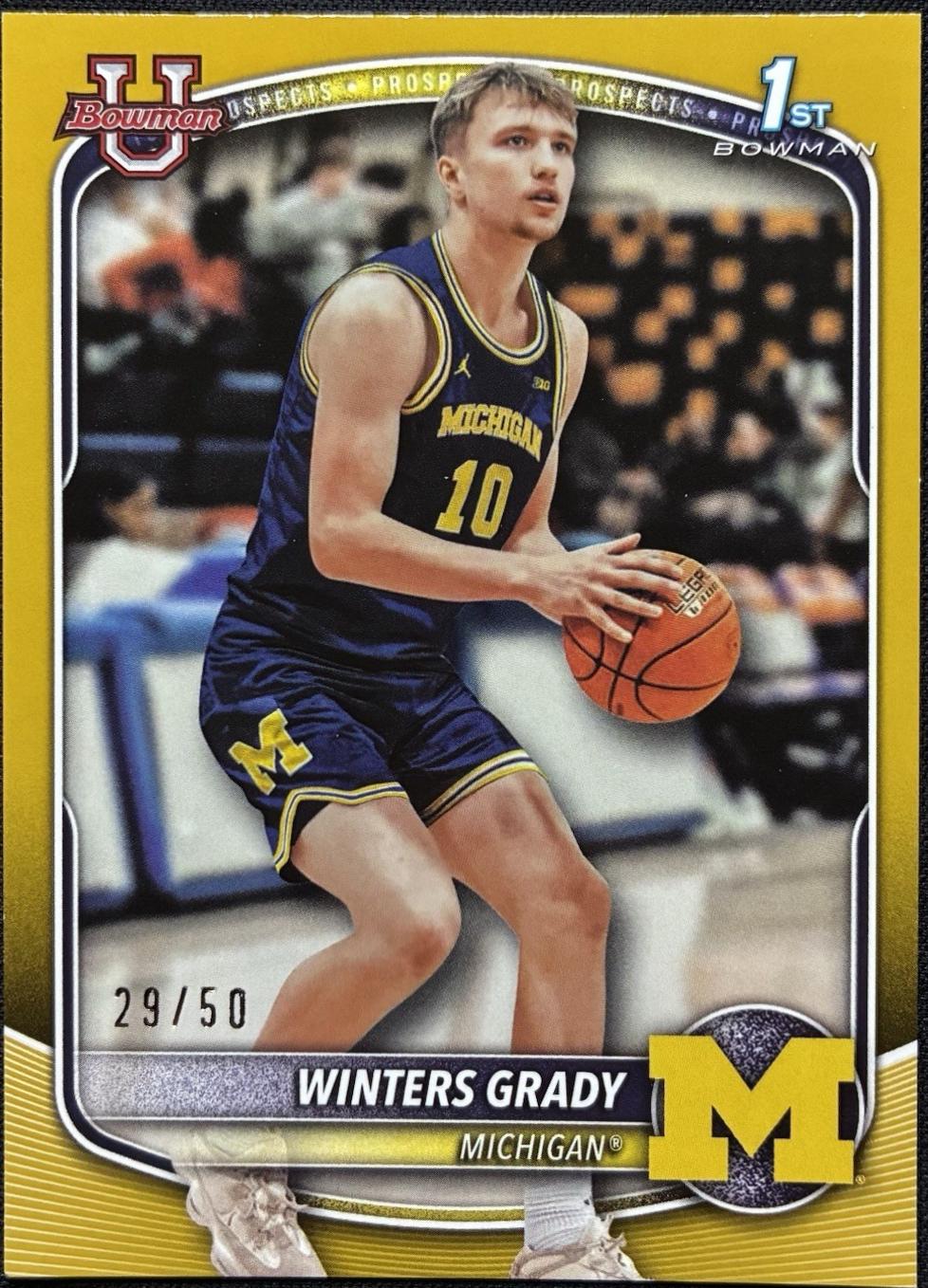 Winters Grady [Gold Border] #BPP-67