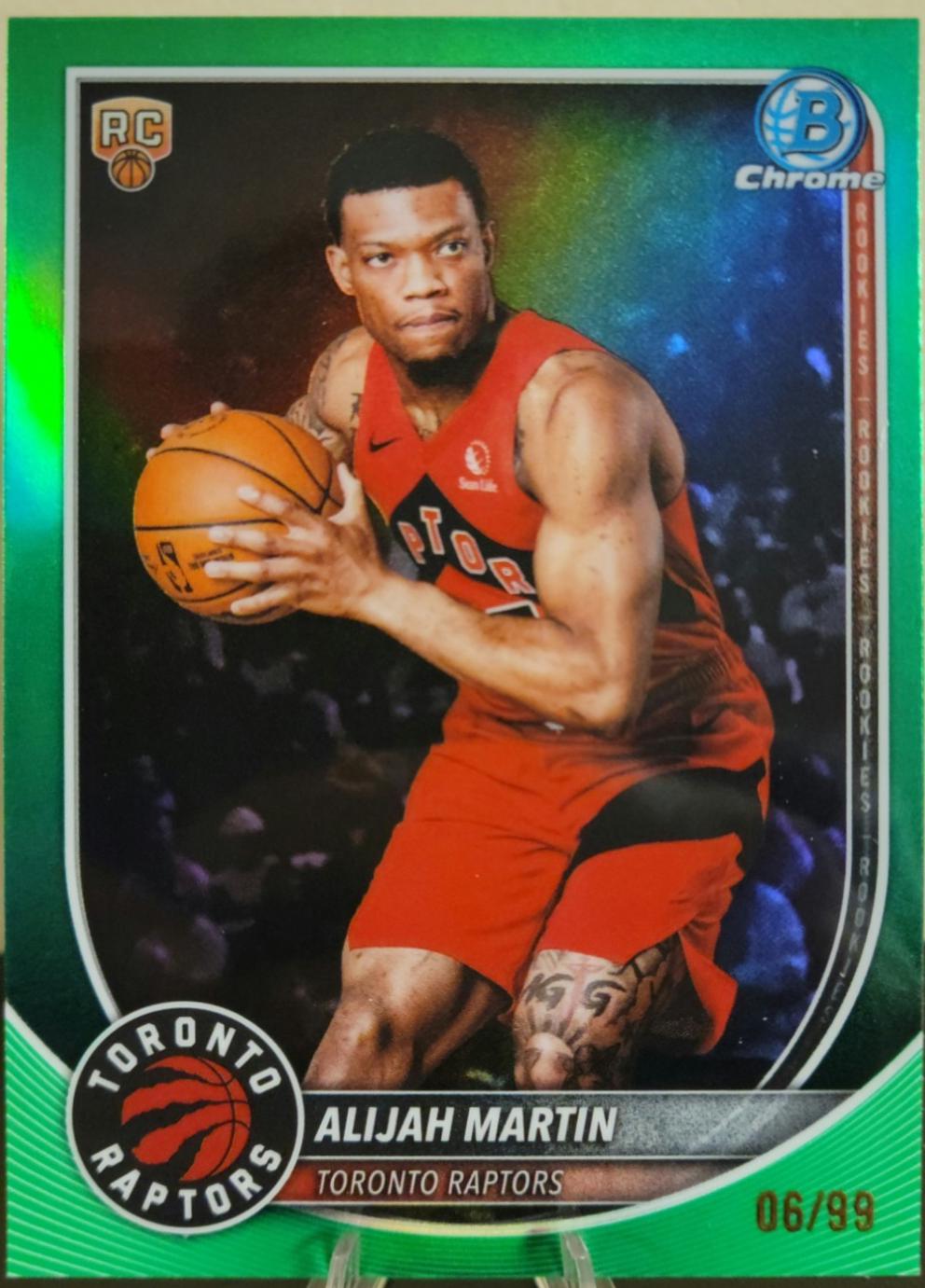 Alijah Martin [Green Refractor] #BCV-40