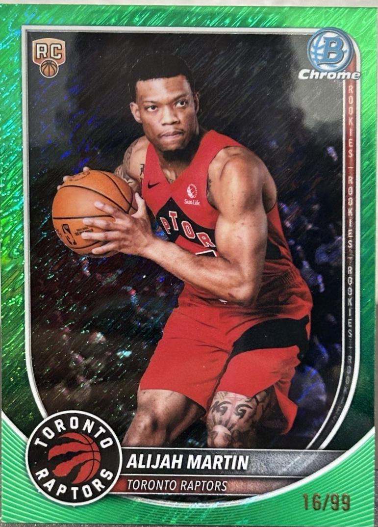Alijah Martin [Green Shimmer Refractor] #BCV-40