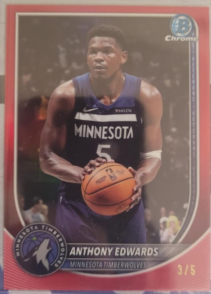 Anthony Edwards [Red Refractor] #BCV-103