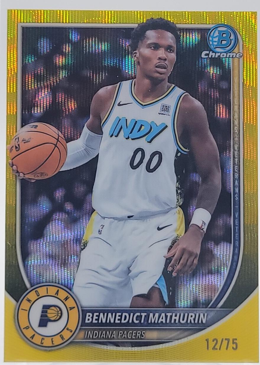 Bennedict Mathurin [Yellow Wave Refractor] #BCV-78