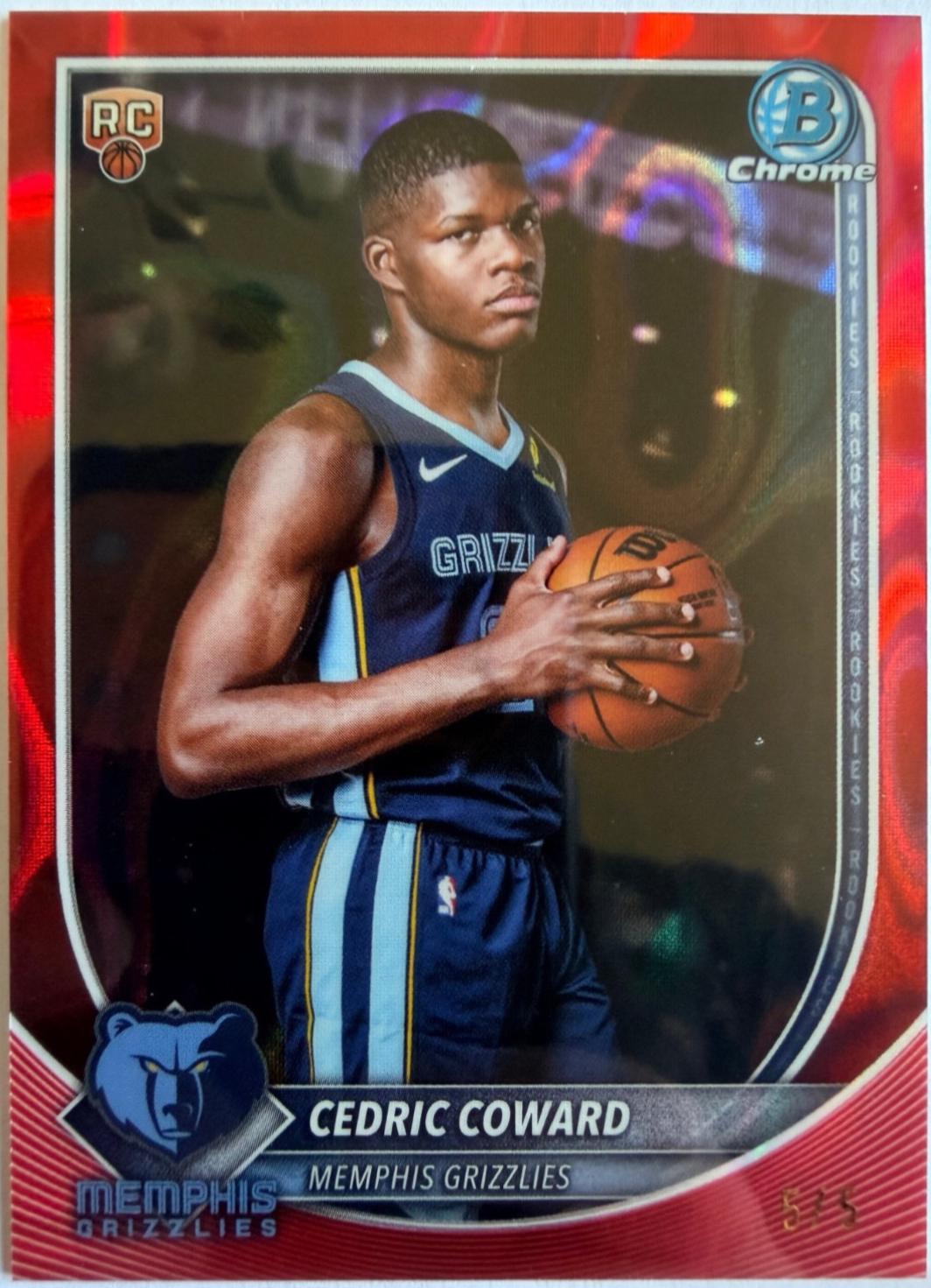 Cedric Coward [Red Lava Refractor] #BCV-11