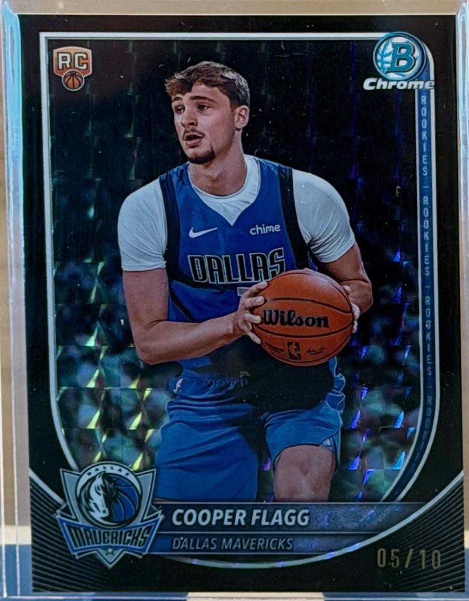 Cooper Flagg [Black Geometric] #BCV-1