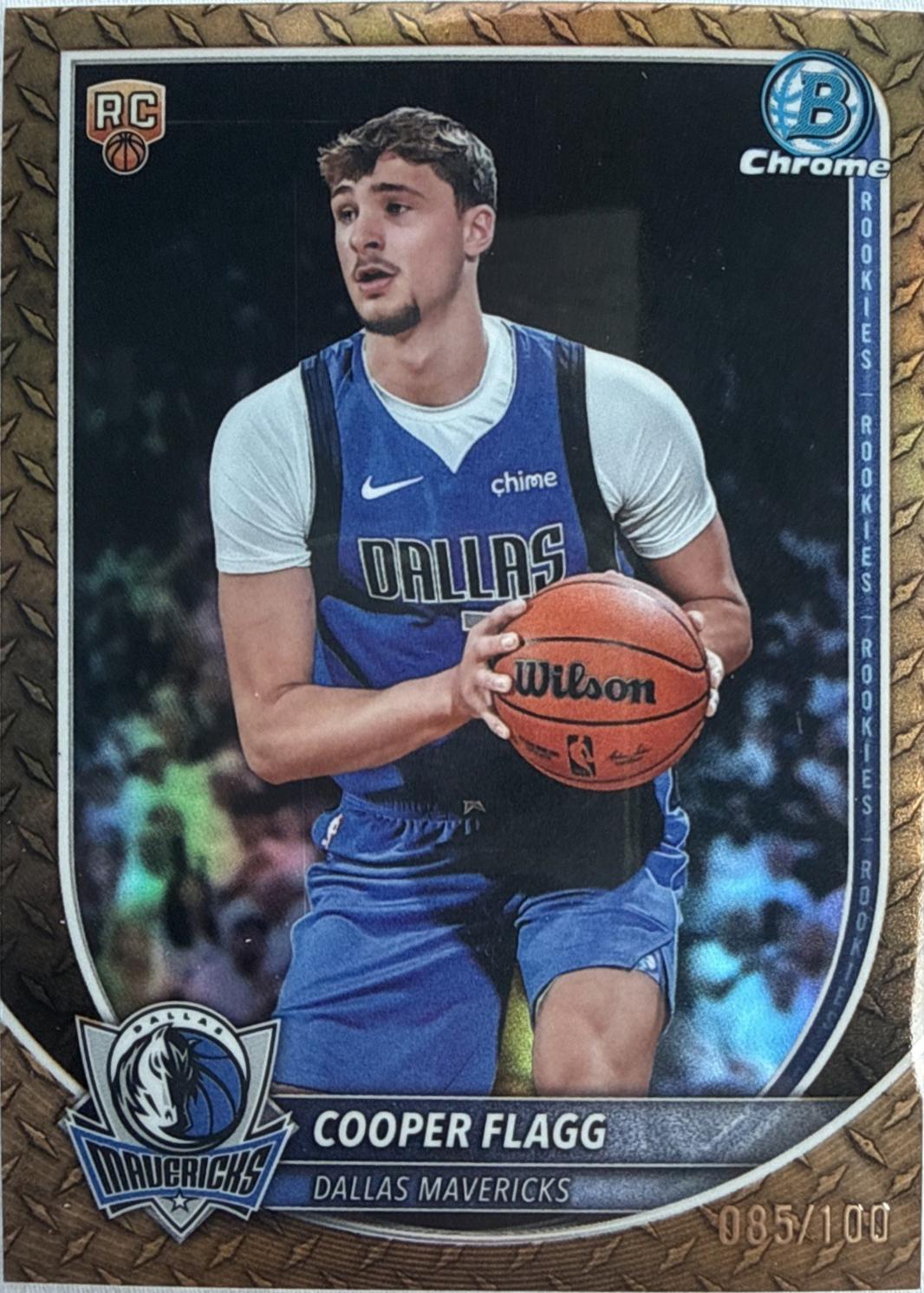 Cooper Flagg [Steel Metal Refractor] #BCV-1