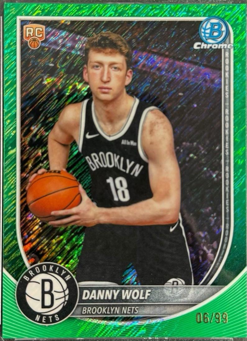 Danny Wolf [Green Shimmer Refractor] #BCV-27