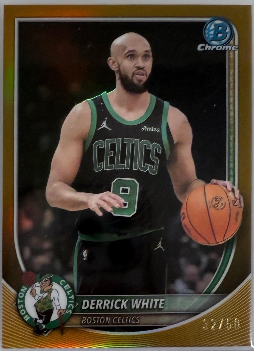 Derrick White [Gold Refractor] #BCV-58