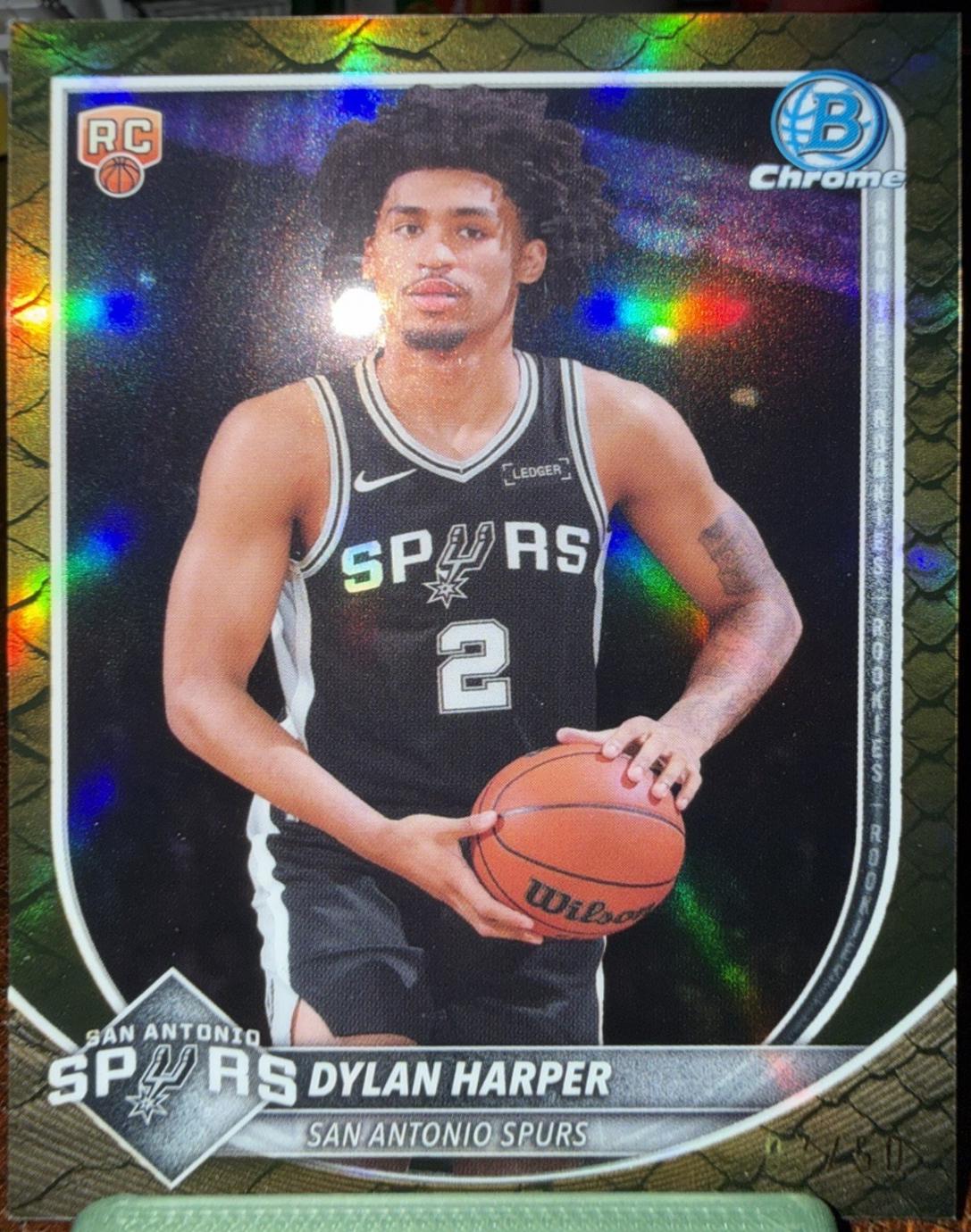 Dylan Harper [Reptilian Gold Refractor] #BCV-2