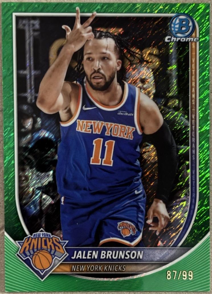Jalen Brunson [Green Mojo] #BCV-62