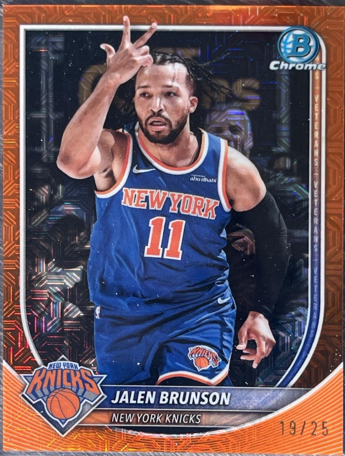 Jalen Brunson [Orange Mojo] #BCV-62