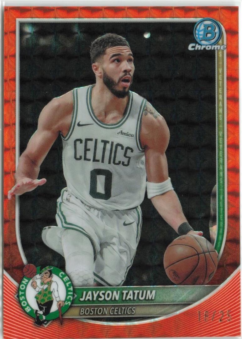 Jayson Tatum [Orange Geometric] #BCV-56
