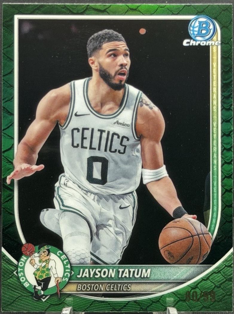 Jayson Tatum [Reptilian Green Refractor] #BCV-56