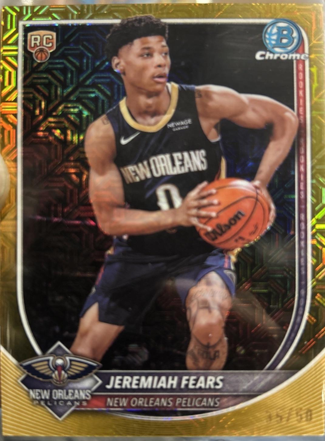 Jeremiah Fears [Gold Mojo] #BCV-7