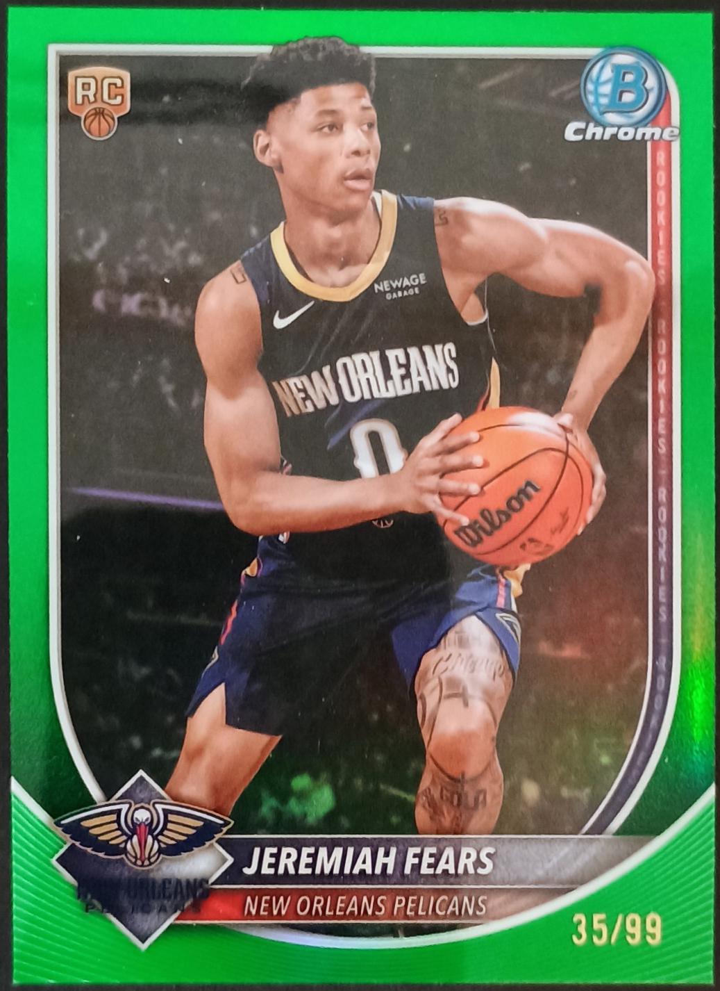 Jeremiah Fears [Green Refractor] #BCV-7