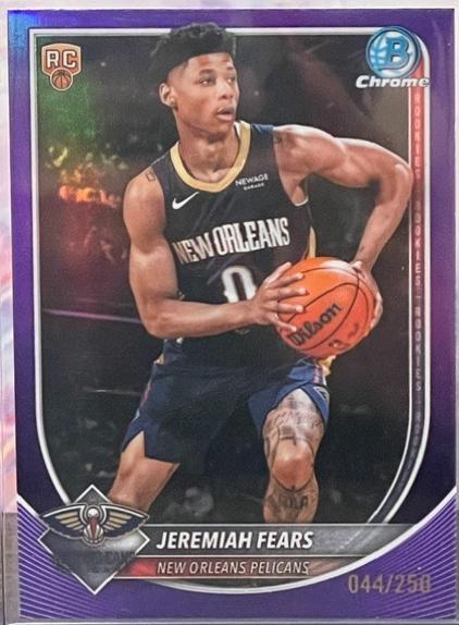 Jeremiah Fears [Purple Refractor] #BCV-7