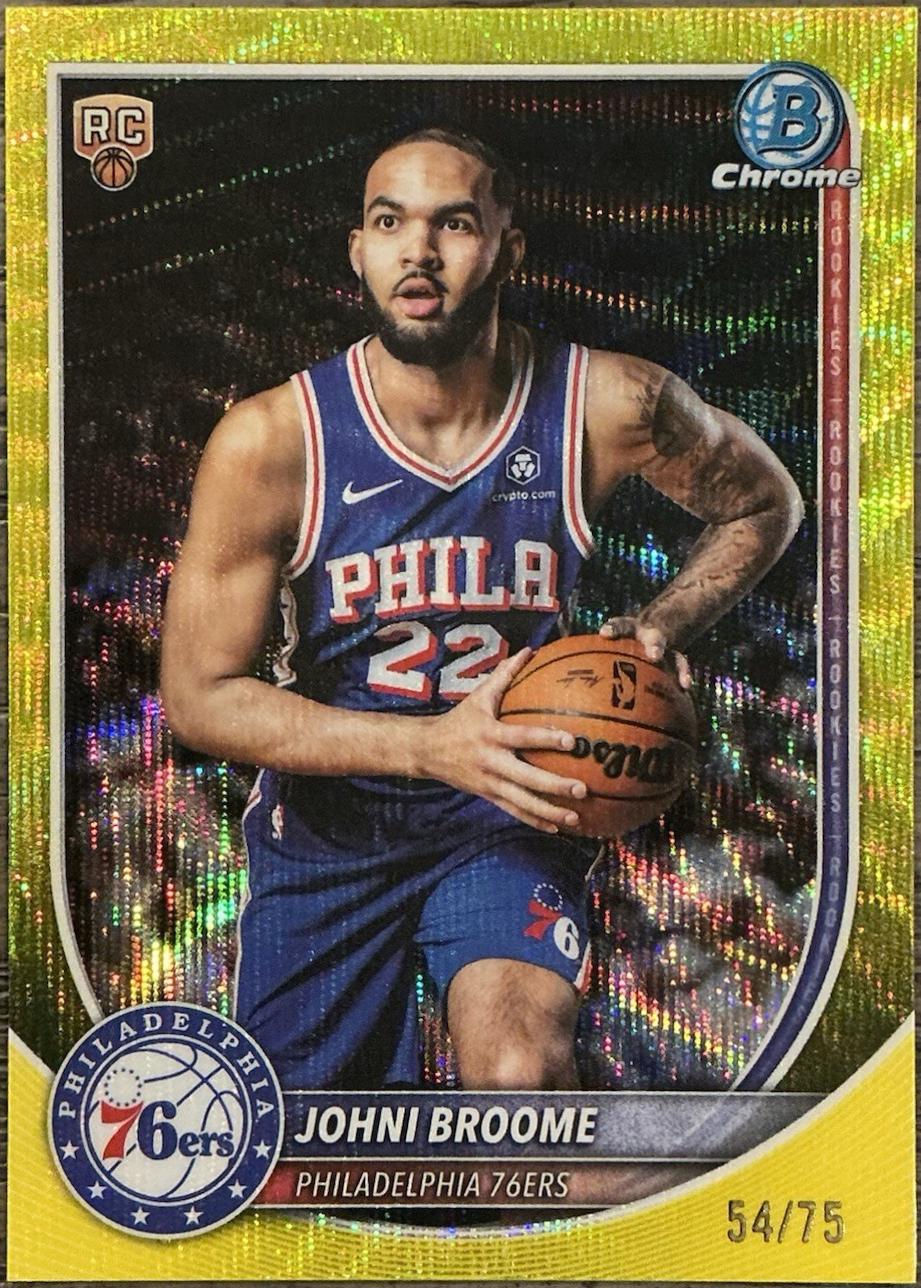 Johni Broome [Yellow Wave Refractor] #BCV-35