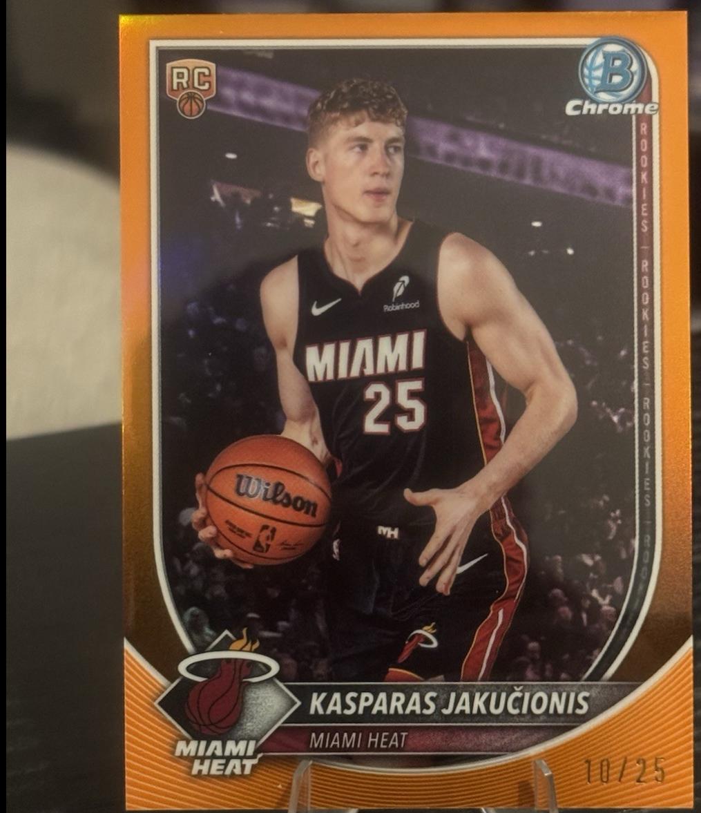 Kasparas Jakučionis [Orange Refractor] #BCV-20