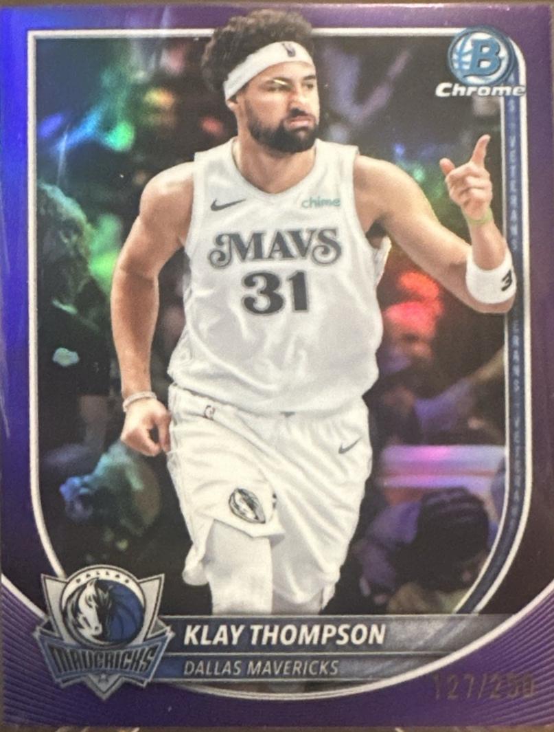 Klay Thompson [Purple Refractor] #BCV-132