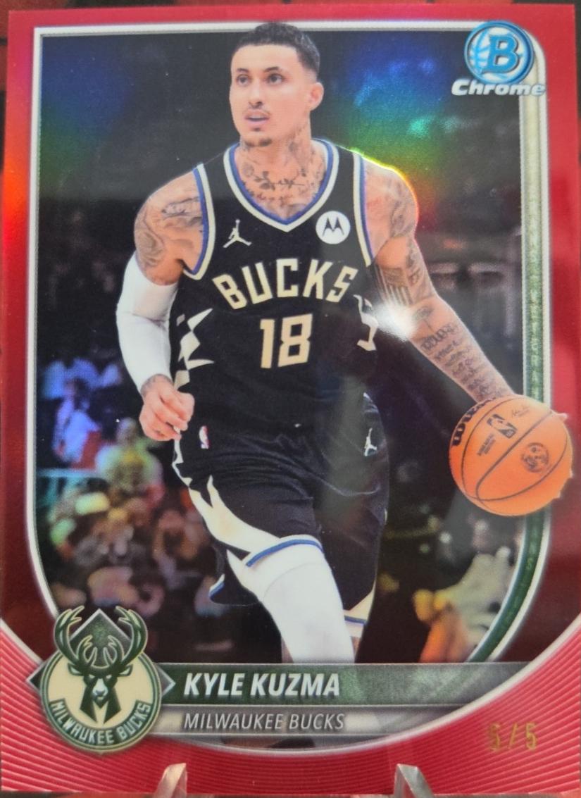 Kyle Kuzma [Red Refractor] #BCV-82