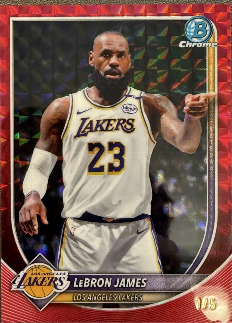 LeBron James [Red Geometric] #BCV-121
