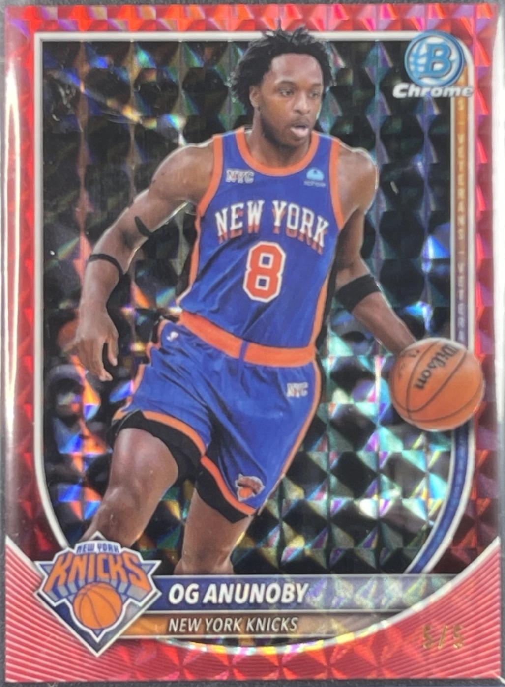OG Anunoby [Red Geometric] #BCV-63