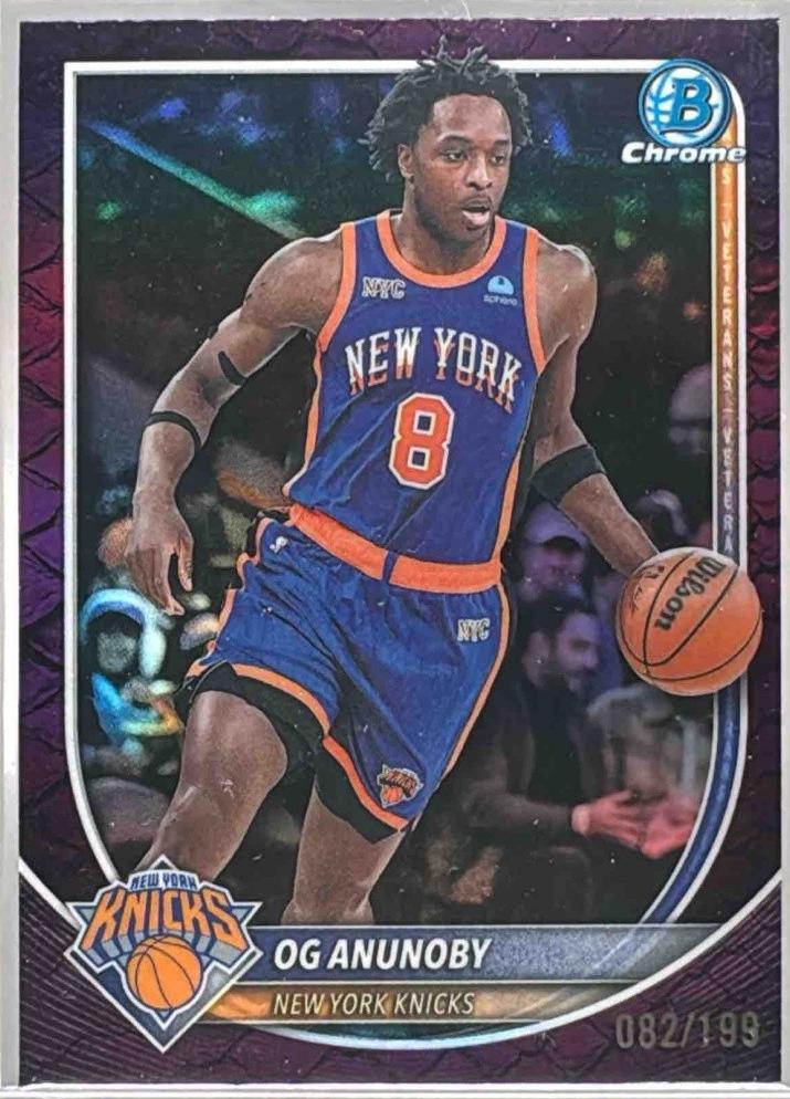 OG Anunoby [Reptilian Fuchsia Refractor] #BCV-63