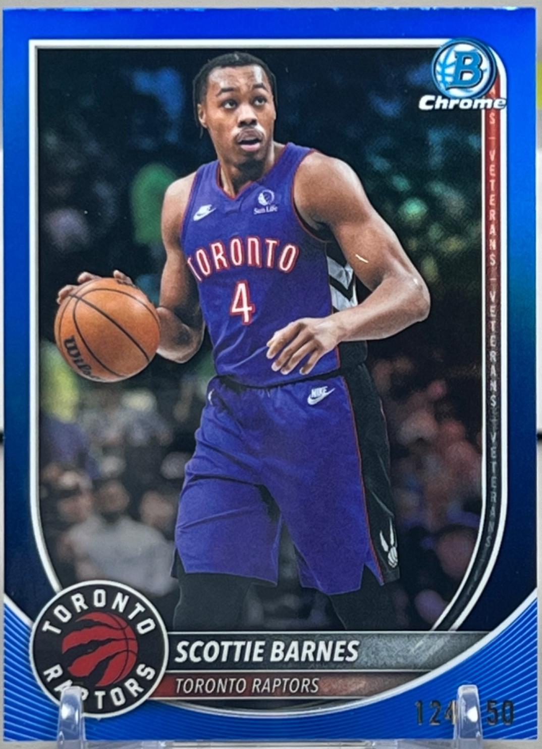 Scottie Barnes [Blue Refractor] #BCV-68