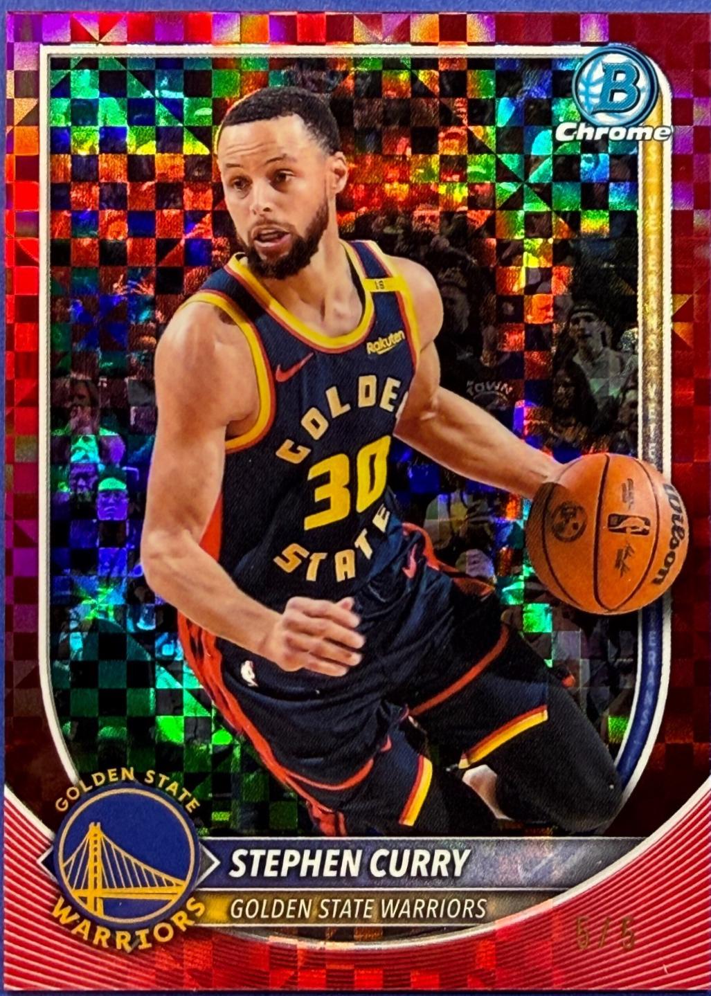 Stephen Curry [Red X-Fractor] #BCV-115