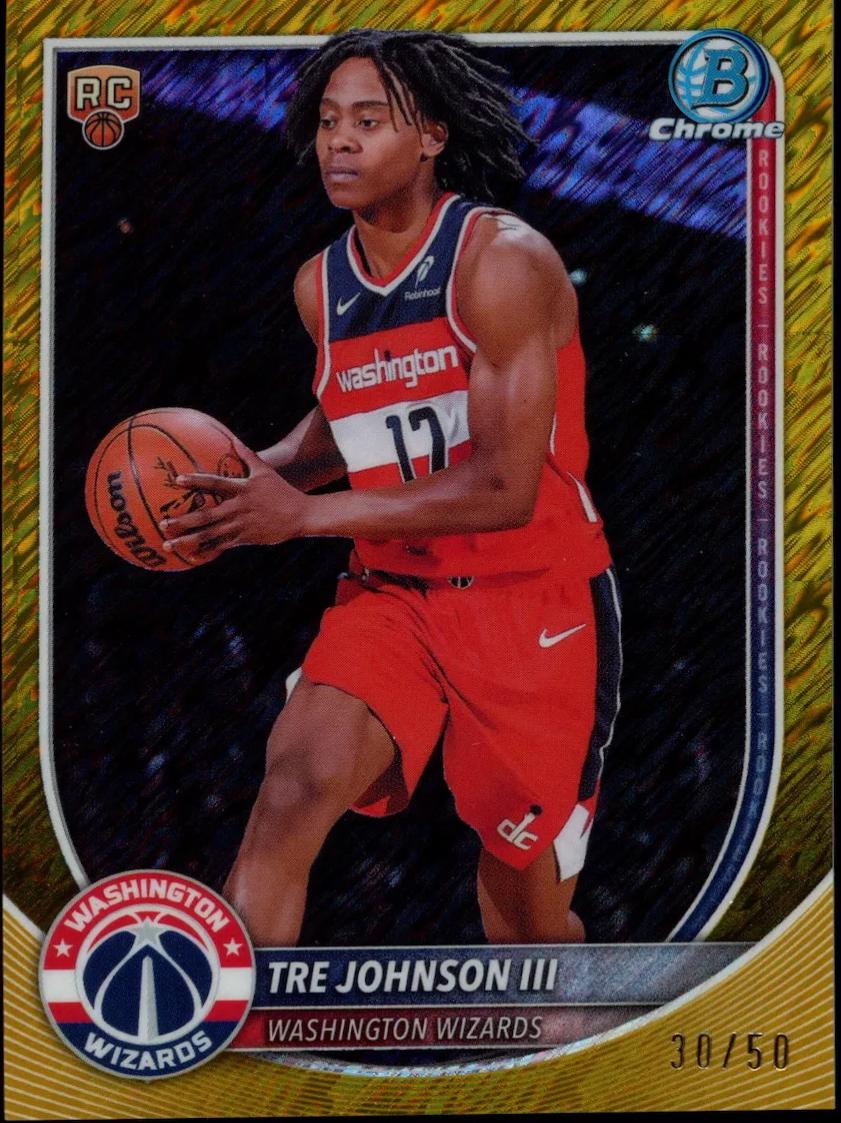 Tre Johnson III [Gold Shimmer Refractor] #BCV-6