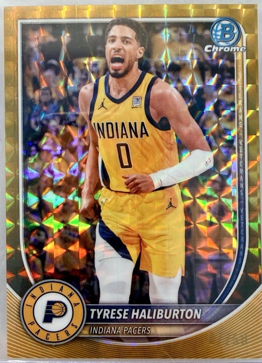 Tyrese Haliburton [Gold Geometric] #BCV-77