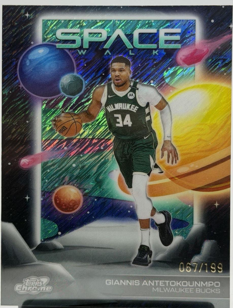 Giannis Antetokounmpo [Aqua Equinox Refractor] #SW-2