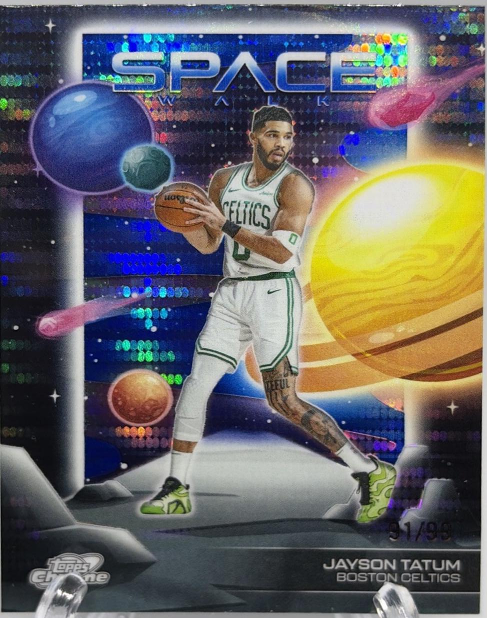 Jayson Tatum [Blue Moon Refractor] #SW-4