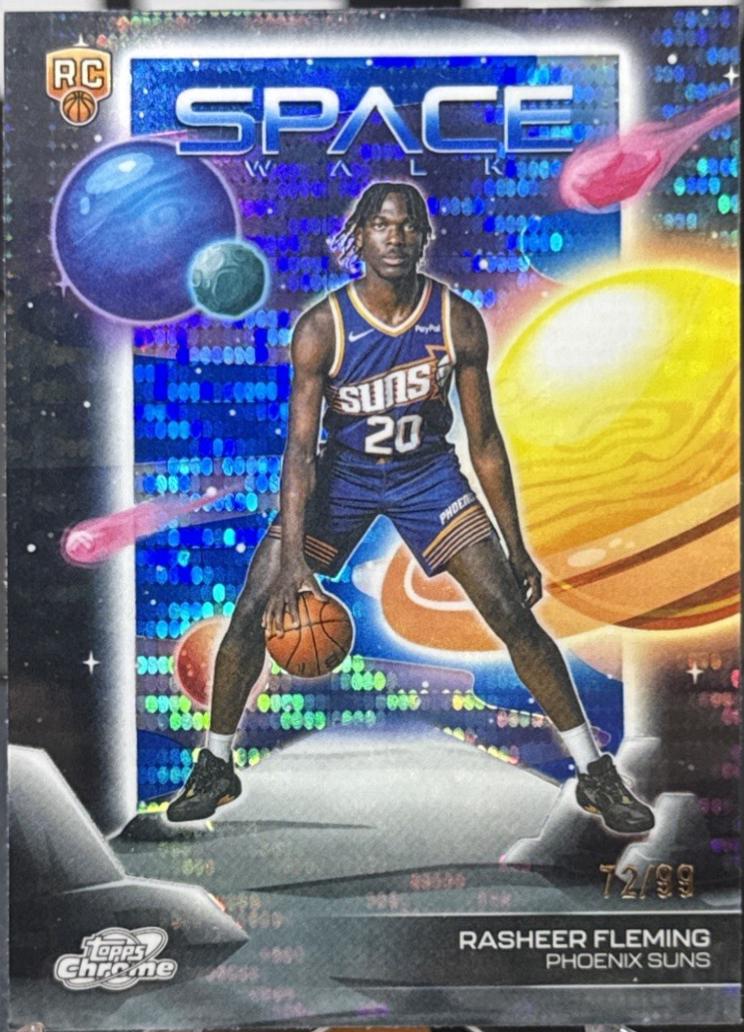 Rasheer Fleming [Blue Moon Refractor] #SW-12