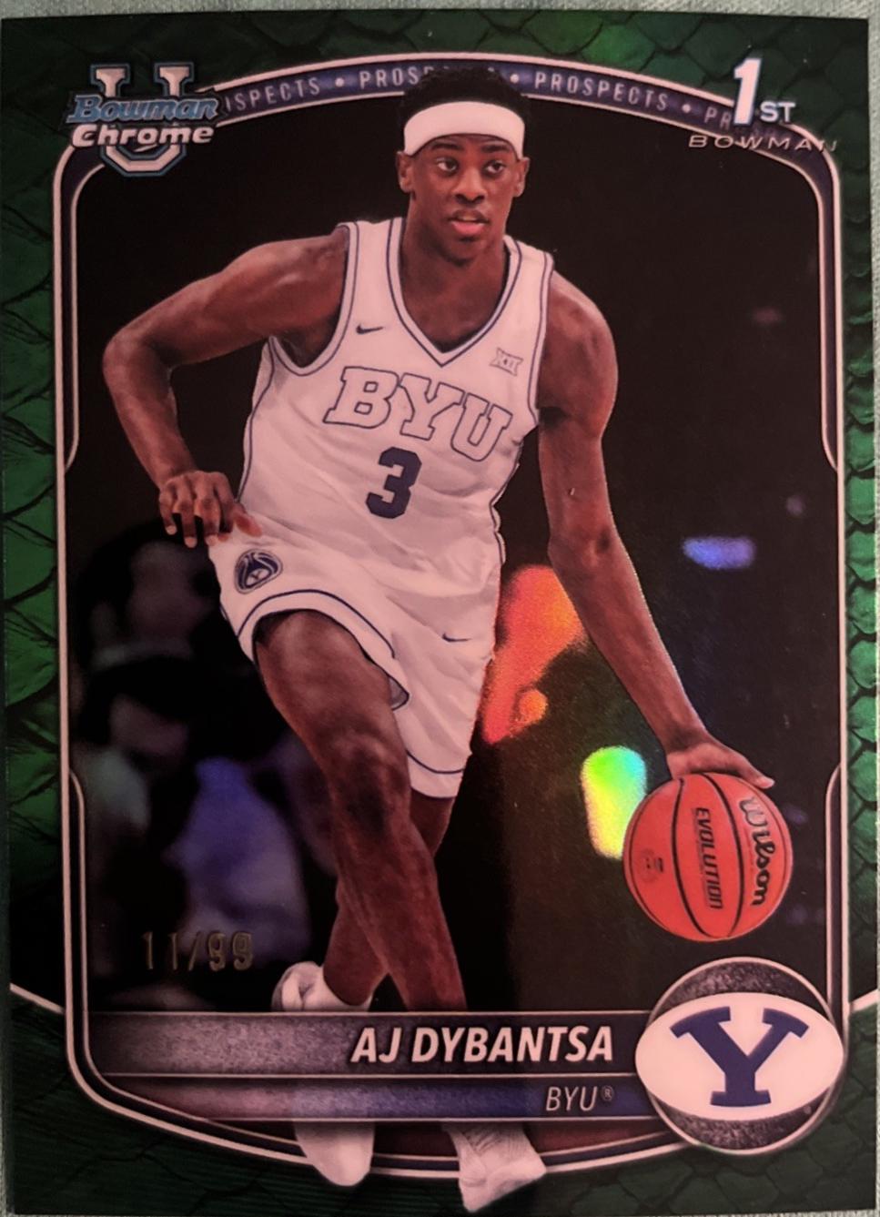 AJ Dybantsa [Reptilian Green Refractor] #BCP-1