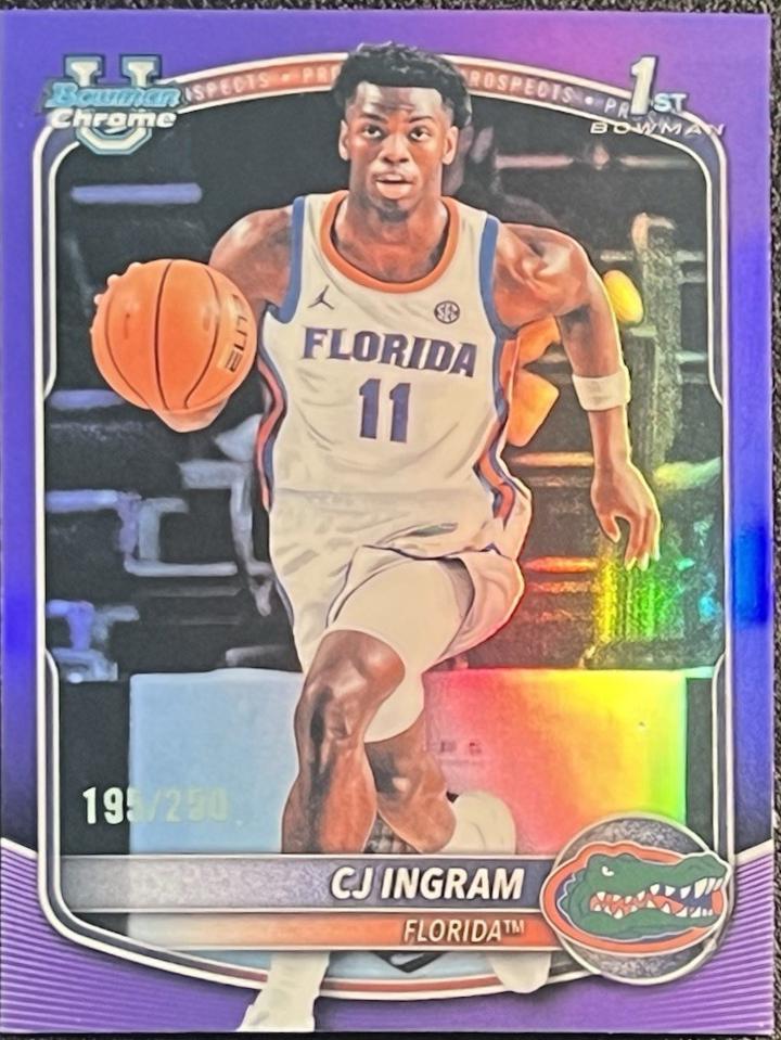CJ Ingram [Purple Refractor] #BCP-77