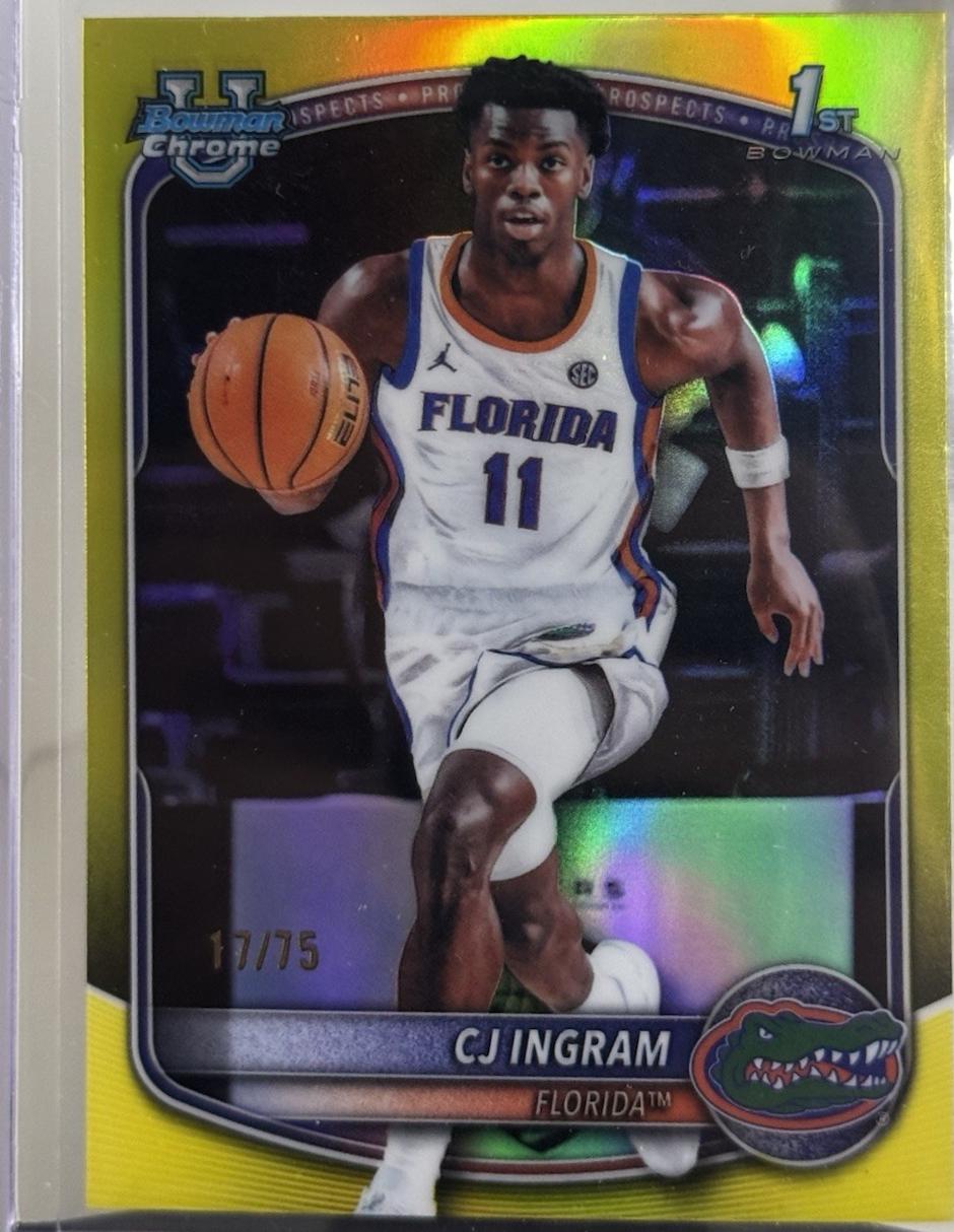 CJ Ingram [Yellow Refractor] #BCP-77
