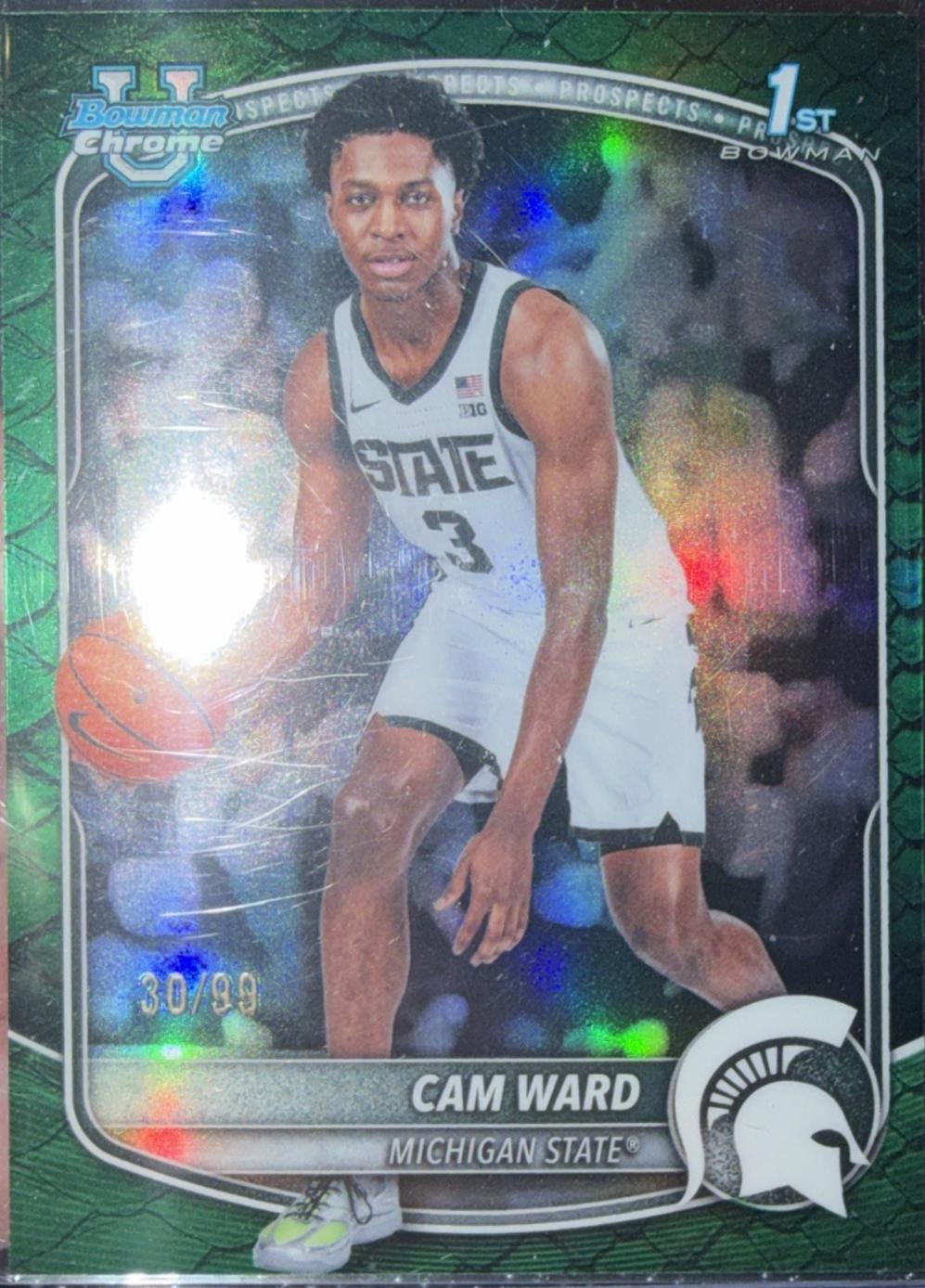 Cam Ward [Reptilian Green Refractor] #BCP-53