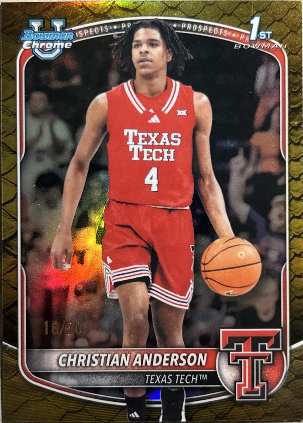Christian Anderson [Reptilian Gold Refractor] #BCP-45