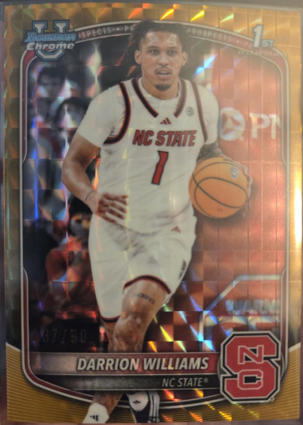 Darrion Williams [Gold Geometric] #BCP-36