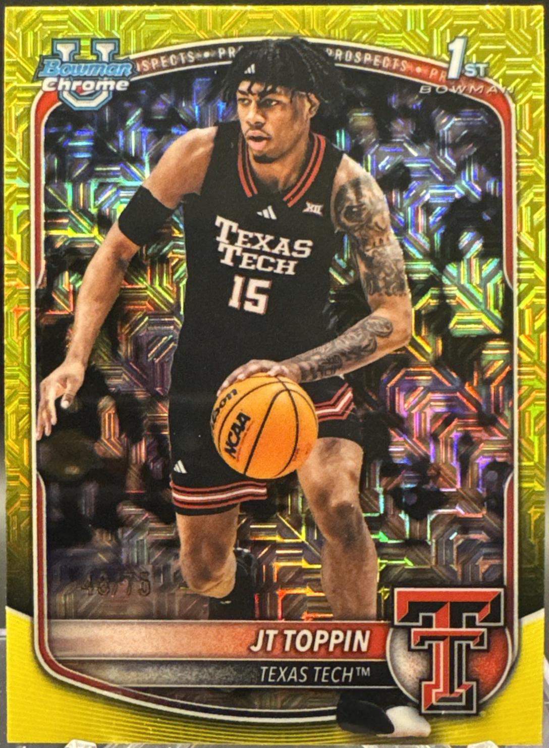 JT Toppin [Gold Refractor] #BCP-93