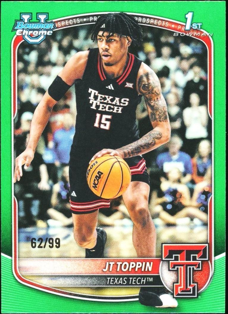 JT Toppin [Green Refractor] #BCP-93