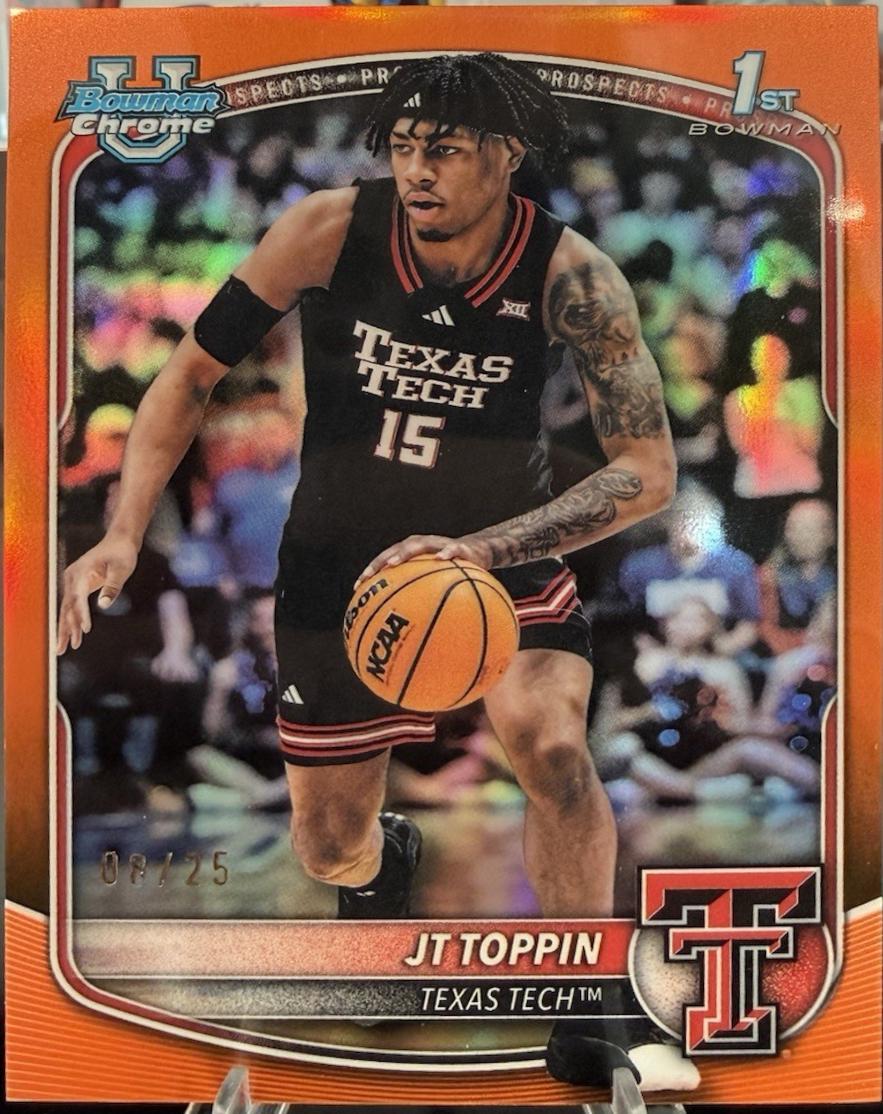 JT Toppin [Orange Refractor] #BCP-93